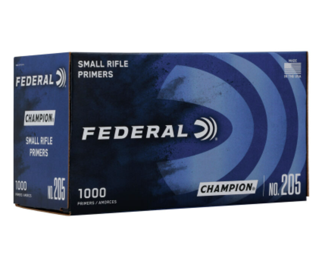Federal Small Rifle Primers No 205 1000 image 0